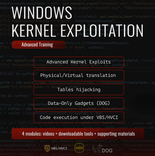 Windows Kernel Exploitation [Advanced]
